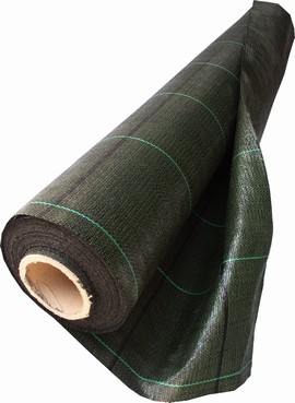 Tkaná škôlkárska textília 100 g 1,6 x20 m čierna rolka