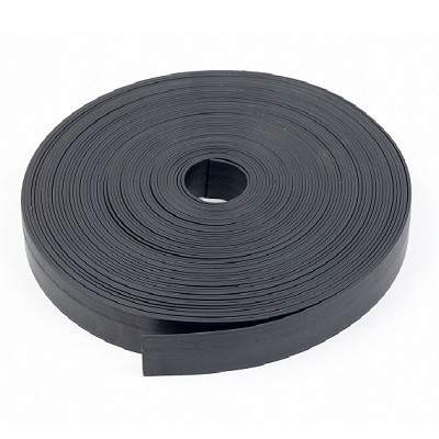 Mouka Tišnov Popruh čierny - šírka 2,5 cm, dĺžka 50 m