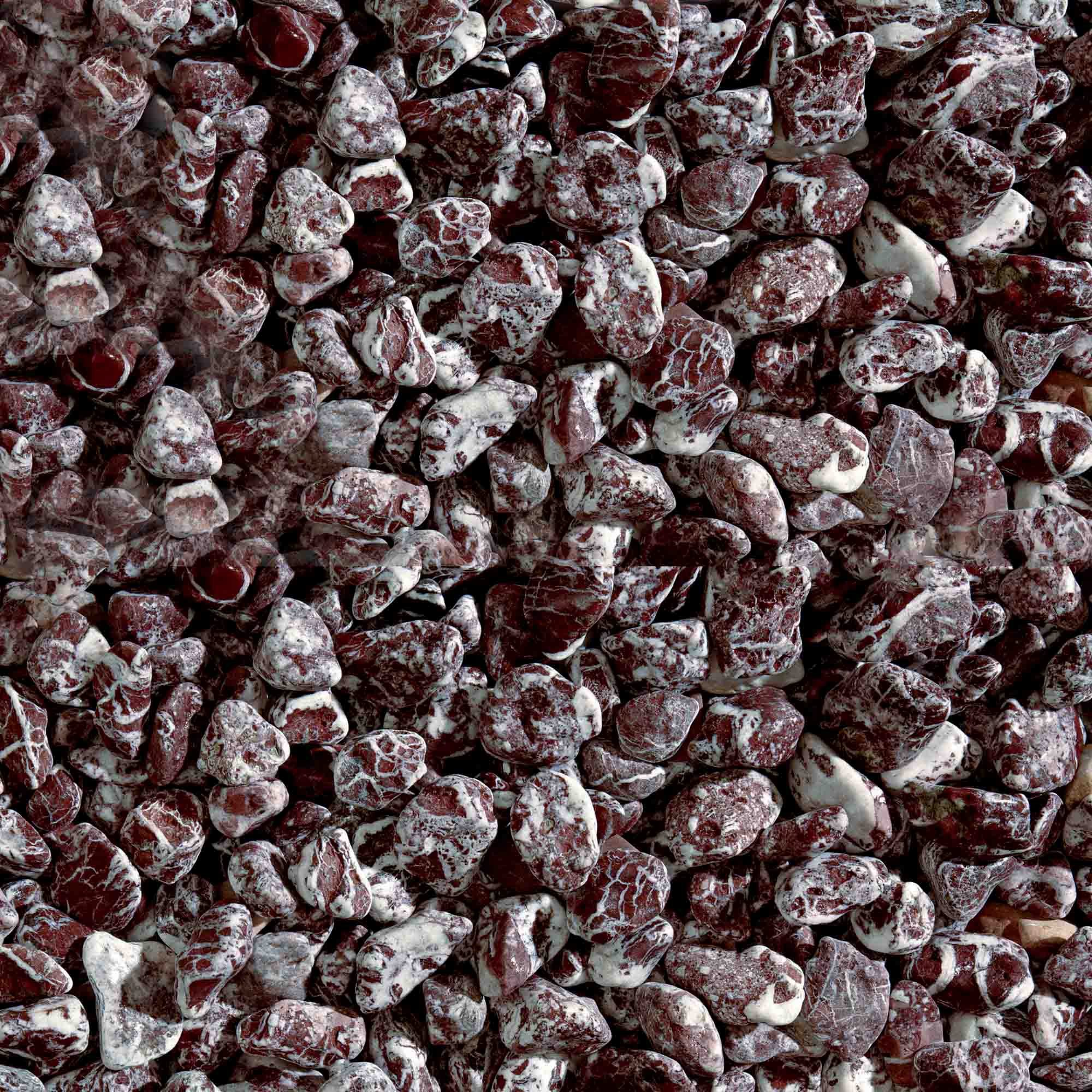 Okrasné kamene Rouge Royal 15 - 25 mm 20 kg