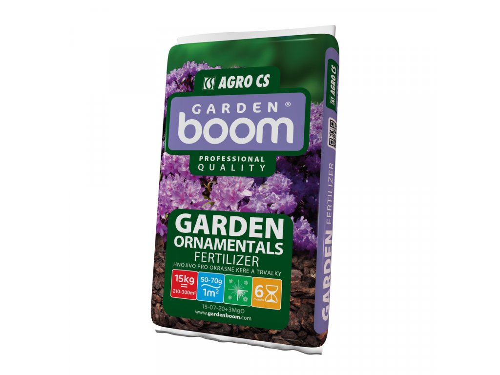 AGRO Garden Boom Ornamentals 15 kg 15-07-20+3MgO 15kg