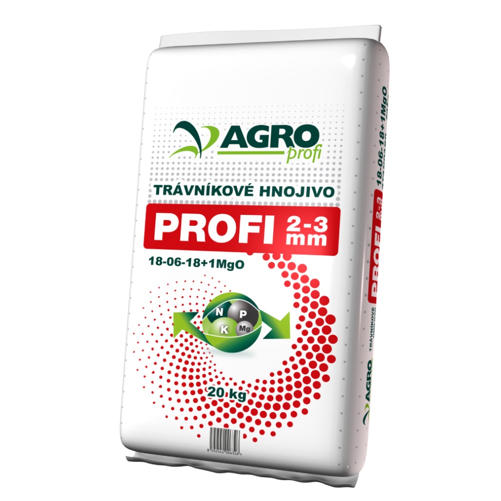 AGRO PROFI Trávnikové hnojivo 18-06-18+1MgO 20 kg