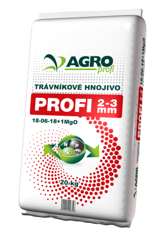 E-shop PROFI Trávnikové hnojivo 18-06-18+1MgO 20 kg (Agromix S)