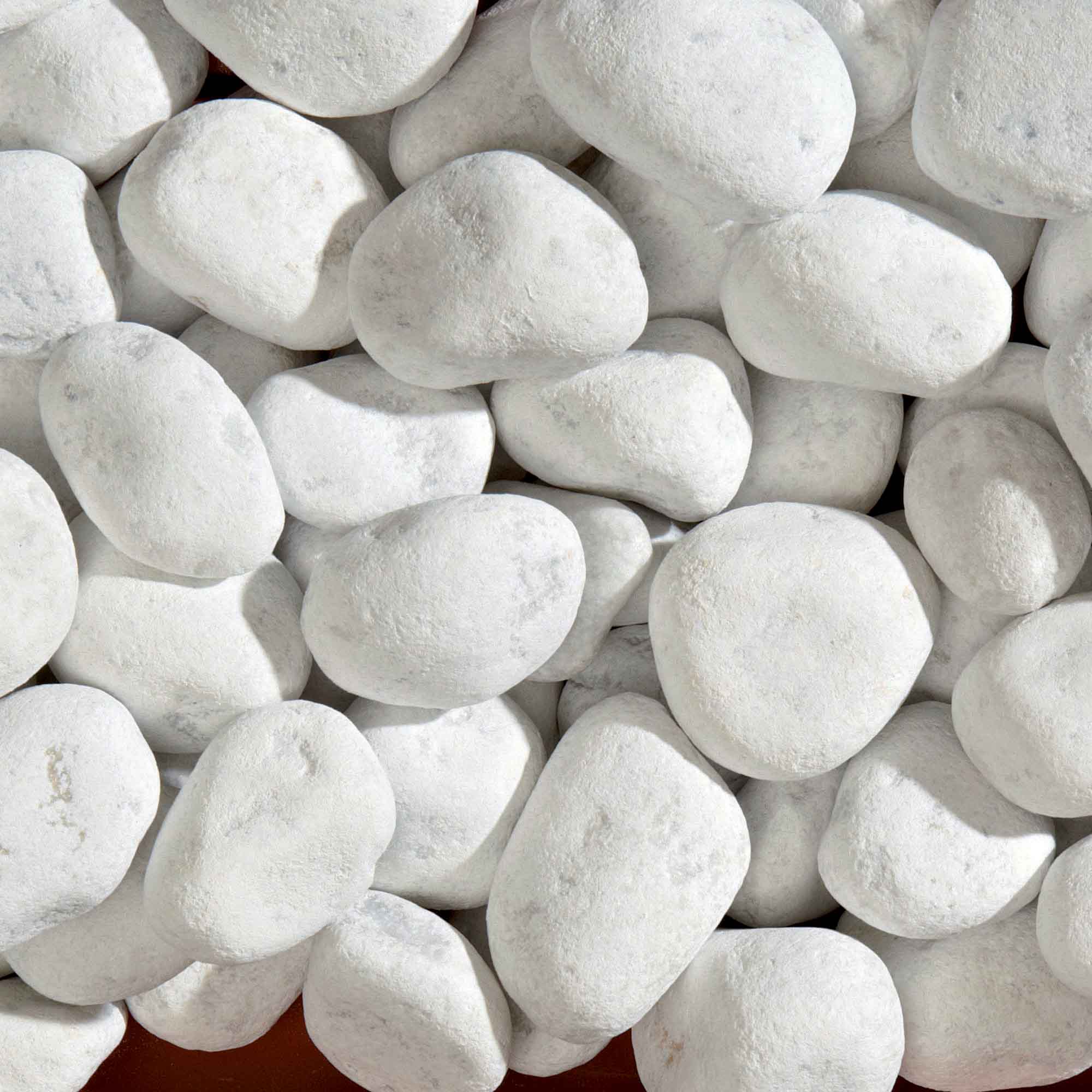 Okrasné kamene Bianco Carrara 40 - 60 mm 25 kg