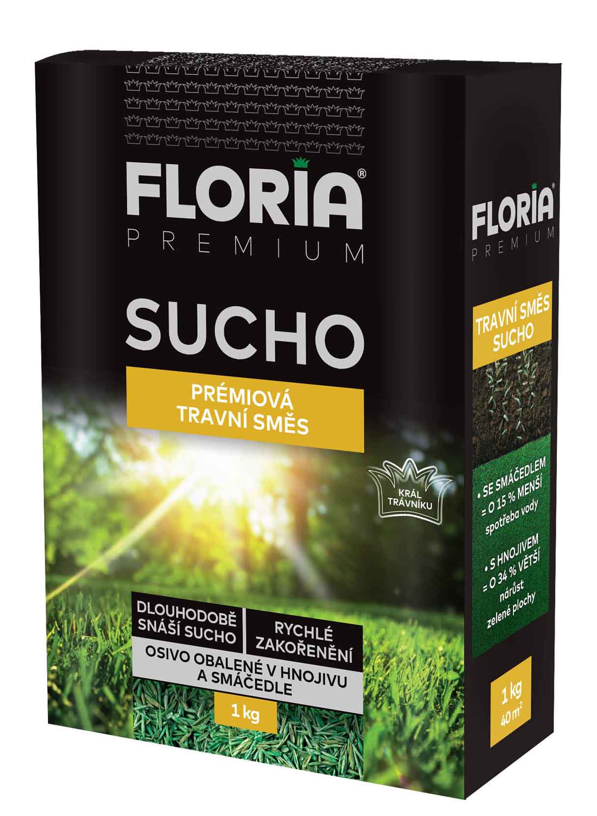FLORIA PREMIUM Trávna zmes Sucho 1 kg