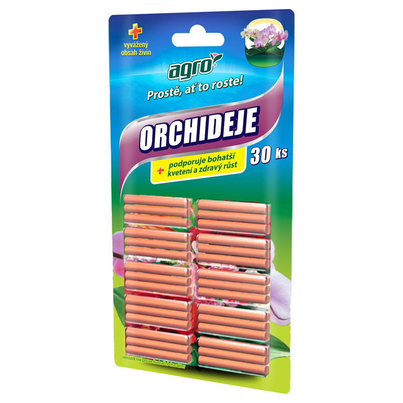 AGRO Tyčinkové hnojivo pre orchidey 30 ks