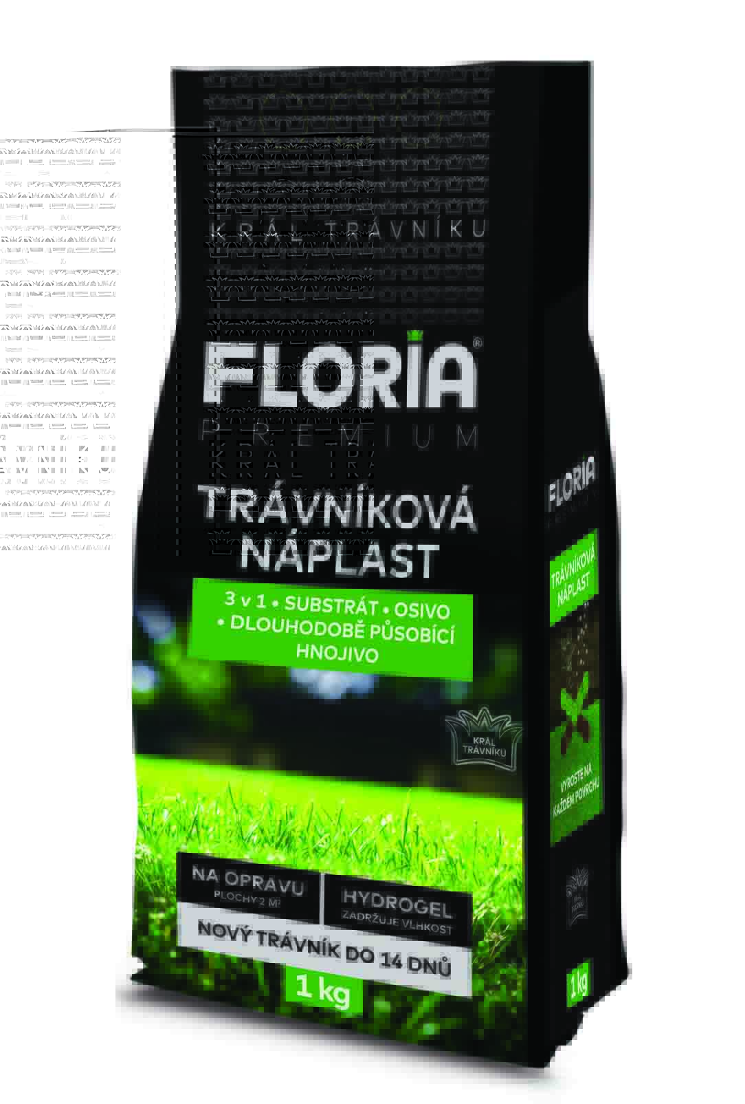 FLORIA PREMIUM Trávniková náplasť 3 v 1 1 kg