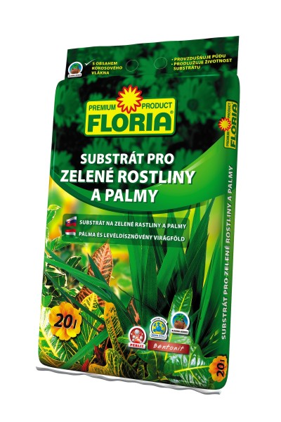 FLORIA Substrát pre zelené rastliny 20 l