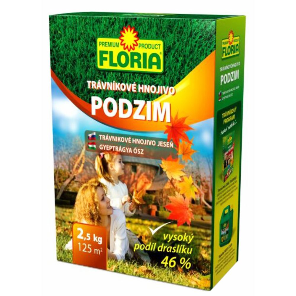 FLORIA Jesenné trávnikové hnojivo 2,5 kg