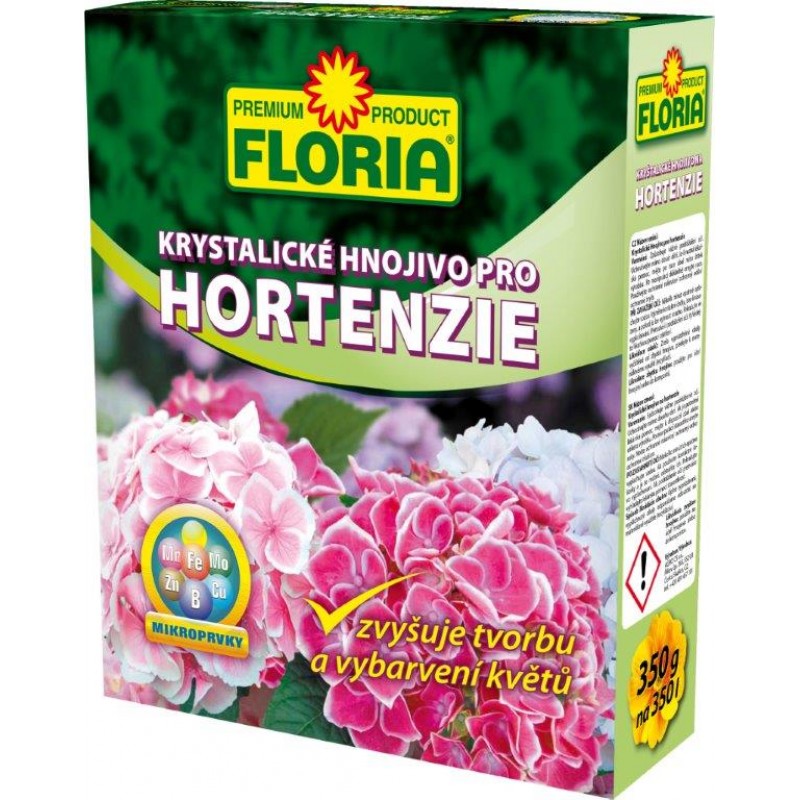 AGRO FLORIA kryštalické hnojivo pre hortenzie 0,35 kg