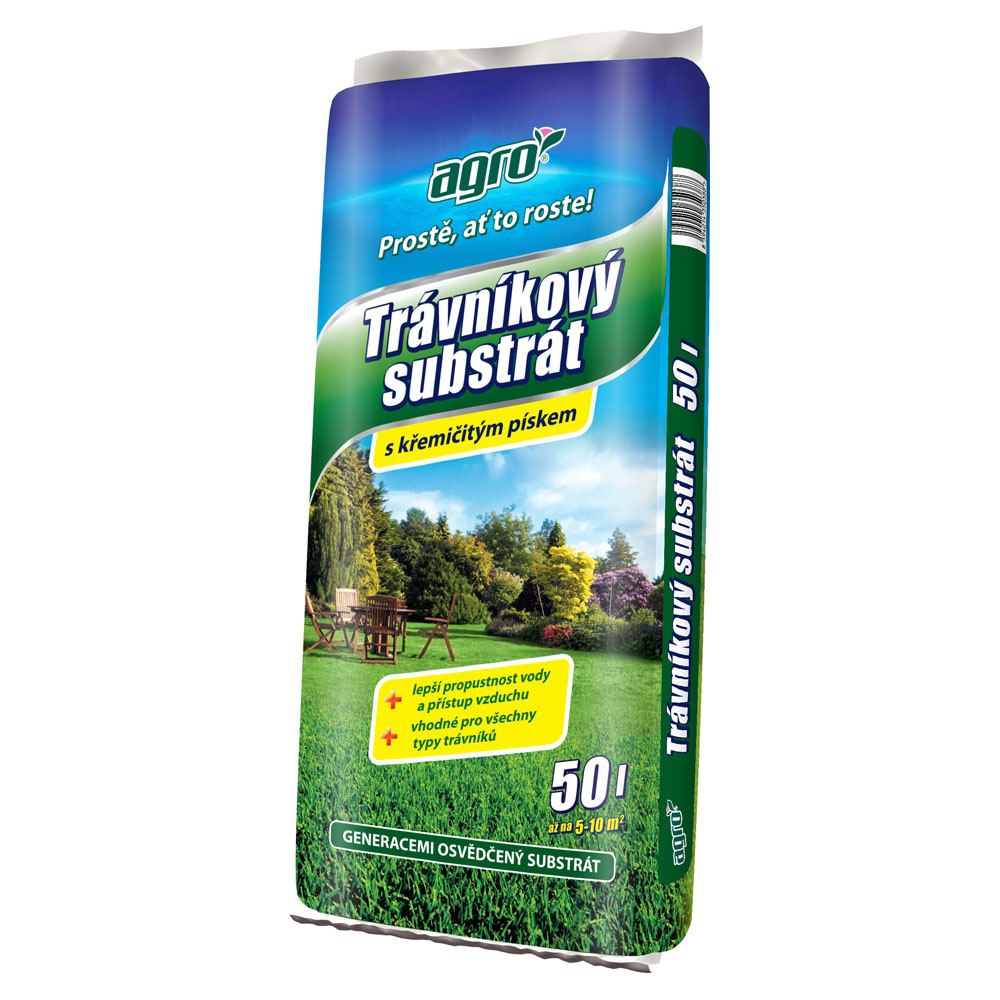 AGRO Trávnikový substrát 50 l