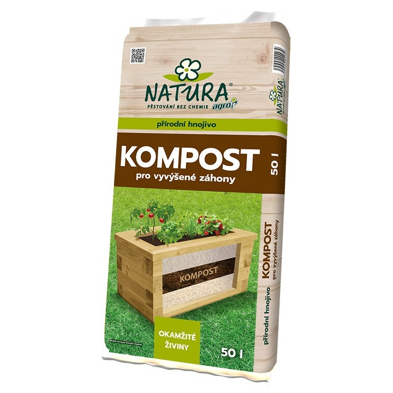 NATURA Kompost pre vyvýšené záhony 50 l
