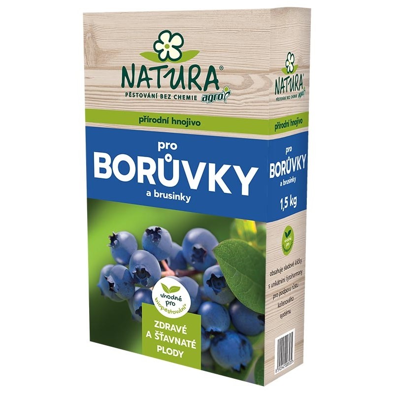 NATURA Prírodné hnojivo pre čučoriedky a brusnice 1,5 kg
