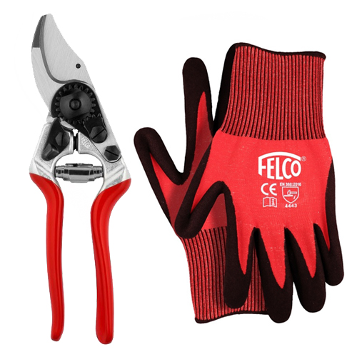 Nožnice Felco 14 + rukavice Felco 701-S