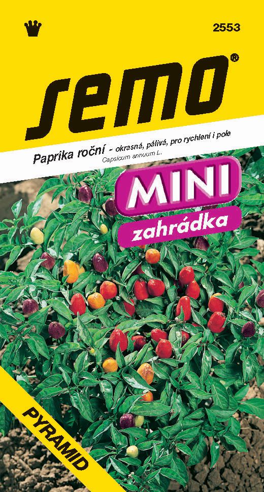 Paprika ročná pálivá - Pyramid