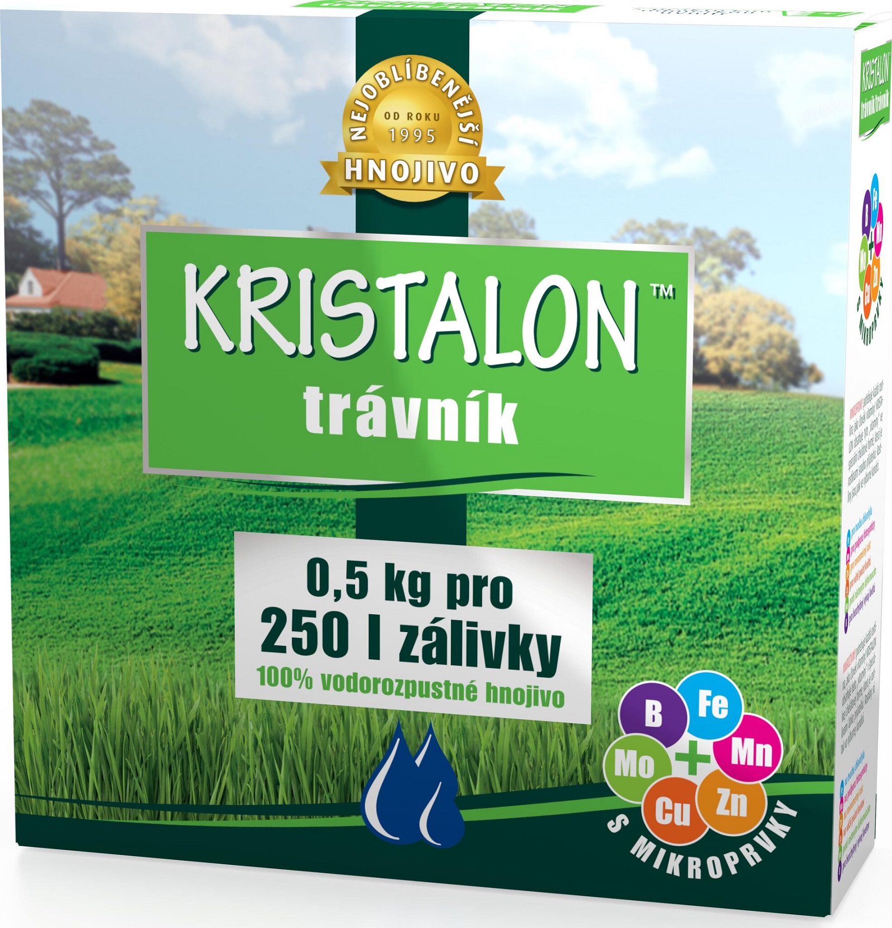 AGRO Kristalon Trávnik 0,5 kg