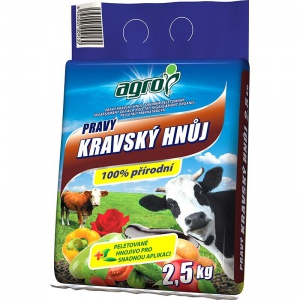 AGRO Pravý kravský hnoj 2,5 kg
