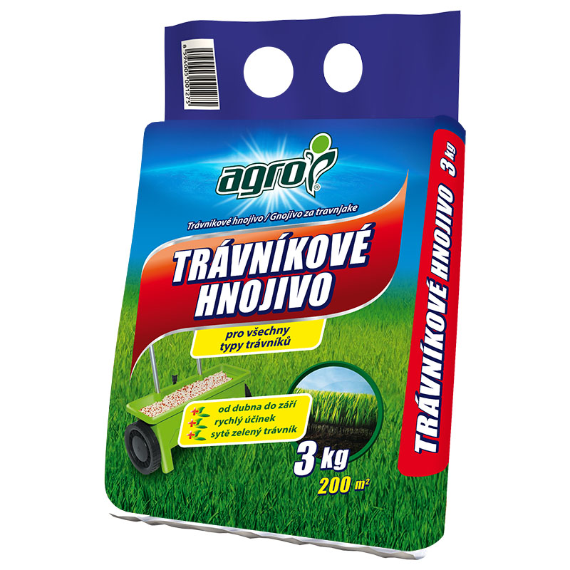 AGRO Trávnikové hnojivo 3 kg