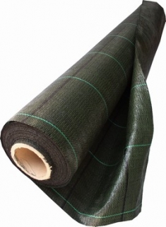 Tkaná škôlkárska textília 100 g 1,65 x 100 m čierna R