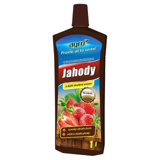 AGRO Organominerálne kvapalné hnojivo pre jahody a drobné ovocie 1 l