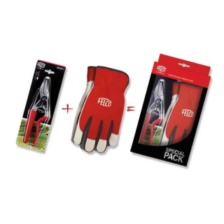 Nožnice FELCO 7+ rukavice L-XL (darčekový set)