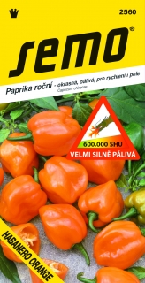 Paprika ročná HABANERO ORANGE