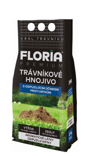 FLORIA Trávnikové hnojivo s odpudzujúcim účinkom na krtov 2,5 kg