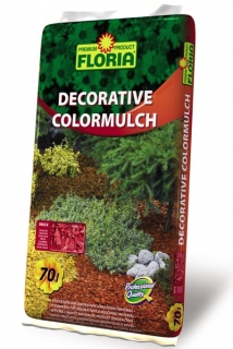 FLORIA Decorative ColorMulch tehlová 70 l