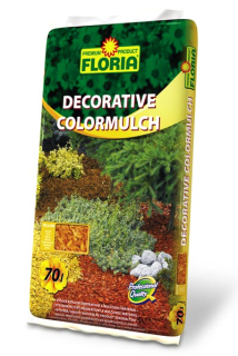 FLORIA Decorative ColorMulch žltá 70 l