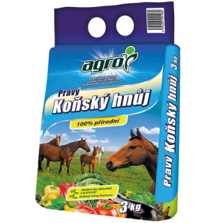 AGRO Pravý konský hnoj 3 kg